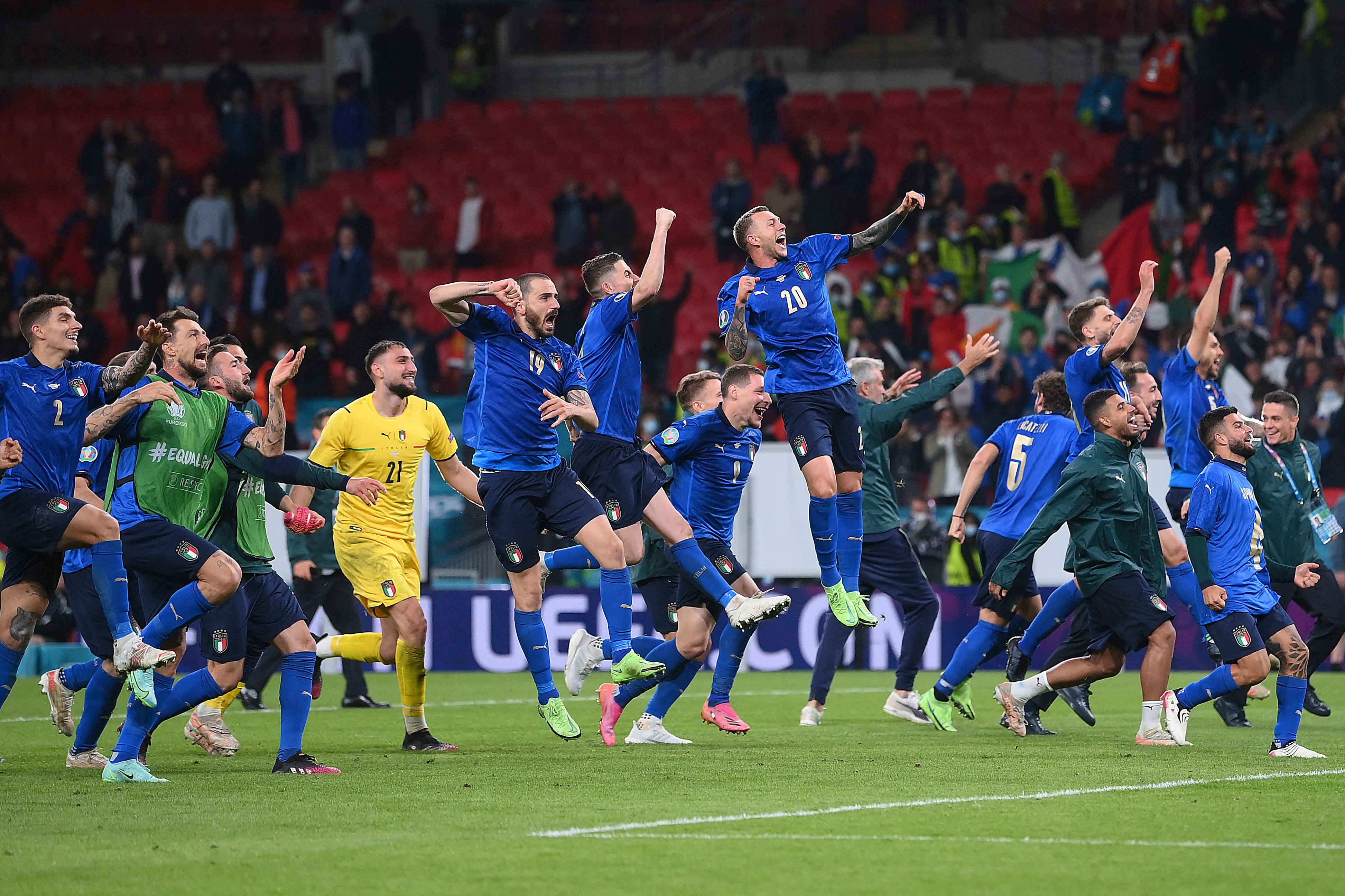 Euro 2021: dans la peine, l’Italie qualifiée pour la finale à Wembley.