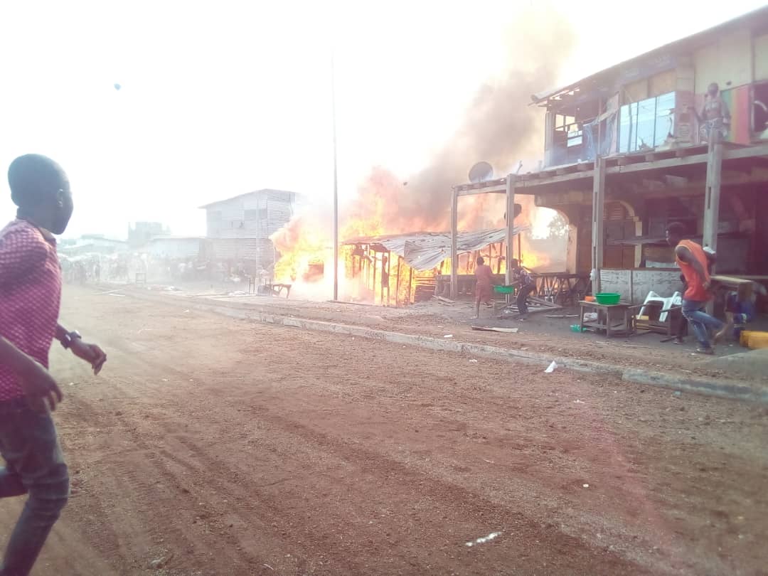 Goma : gros incendie dans un des quartiers populaires de la ville