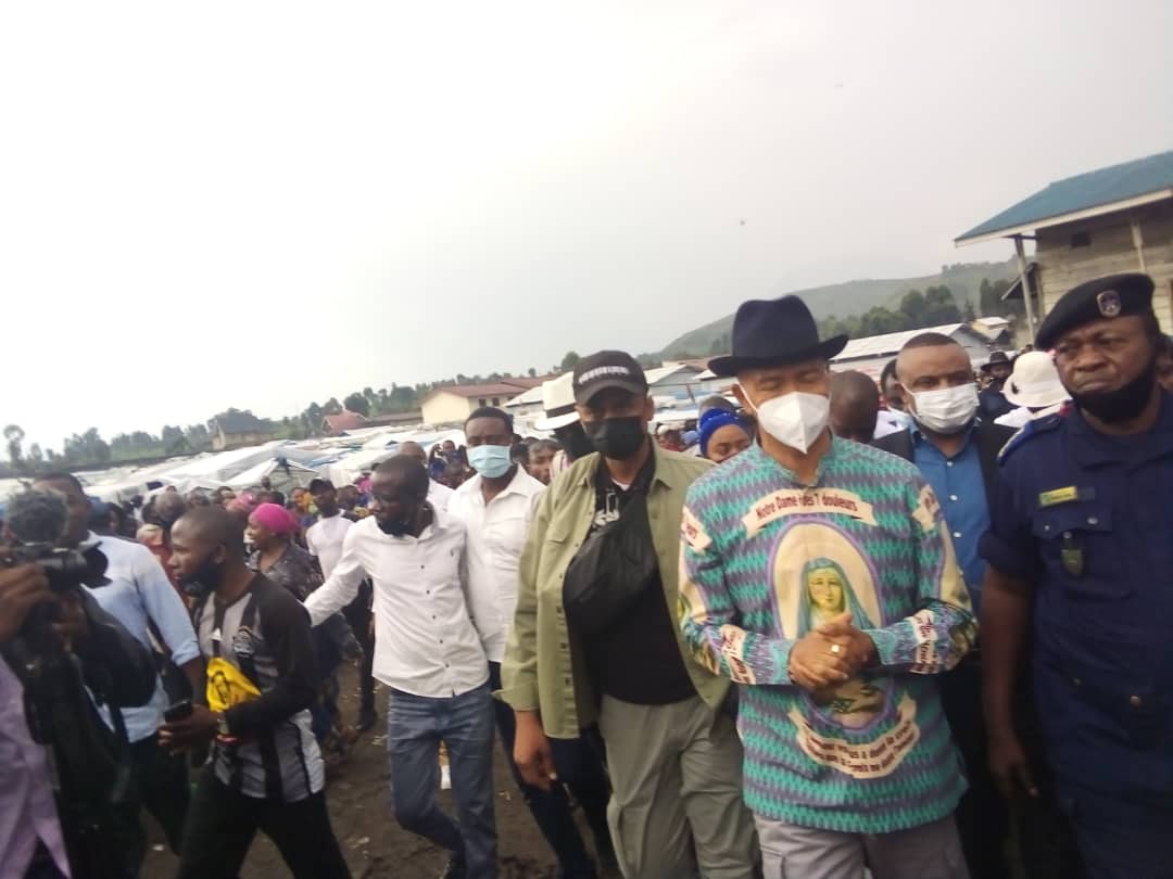 Goma: Moïse Katumbi au chevet des sinistrés du volcan Nyiragongo