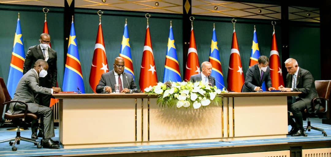 RDC-Turquie: trois accords viennent d’être signés par les deux pays