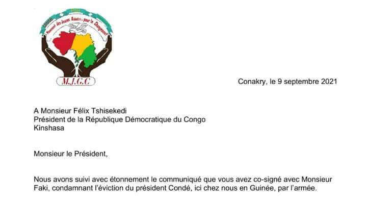 Renversement A. Condé : riposte  de la jeunesse guinéenne à Féllix TSHISEKEDI