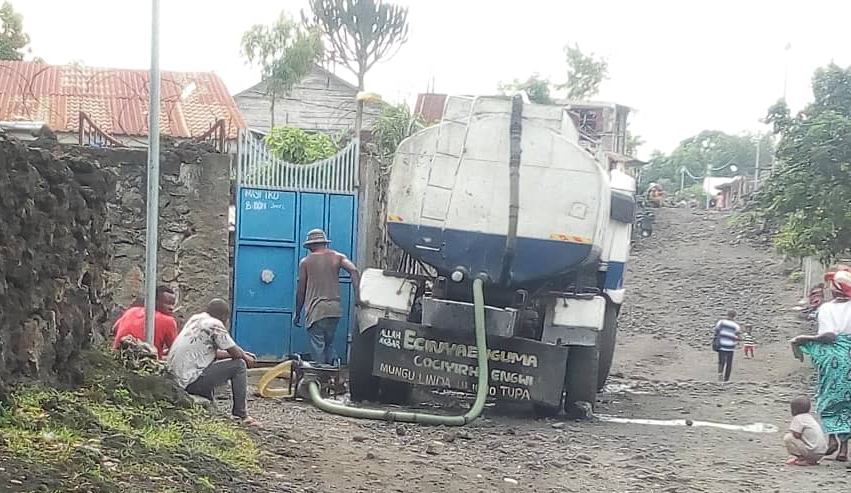 les camions citernes d’approvisionnement en eau, une menace sous silence à Goma ?