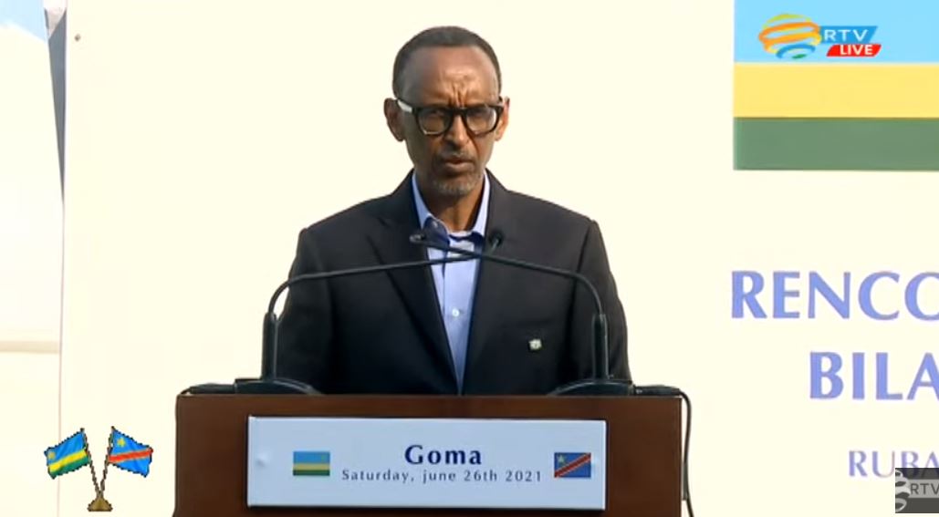 Paul Kagame à son tour d’aider spécialement les sinistrés de l’éruption volcanique de mai dernier