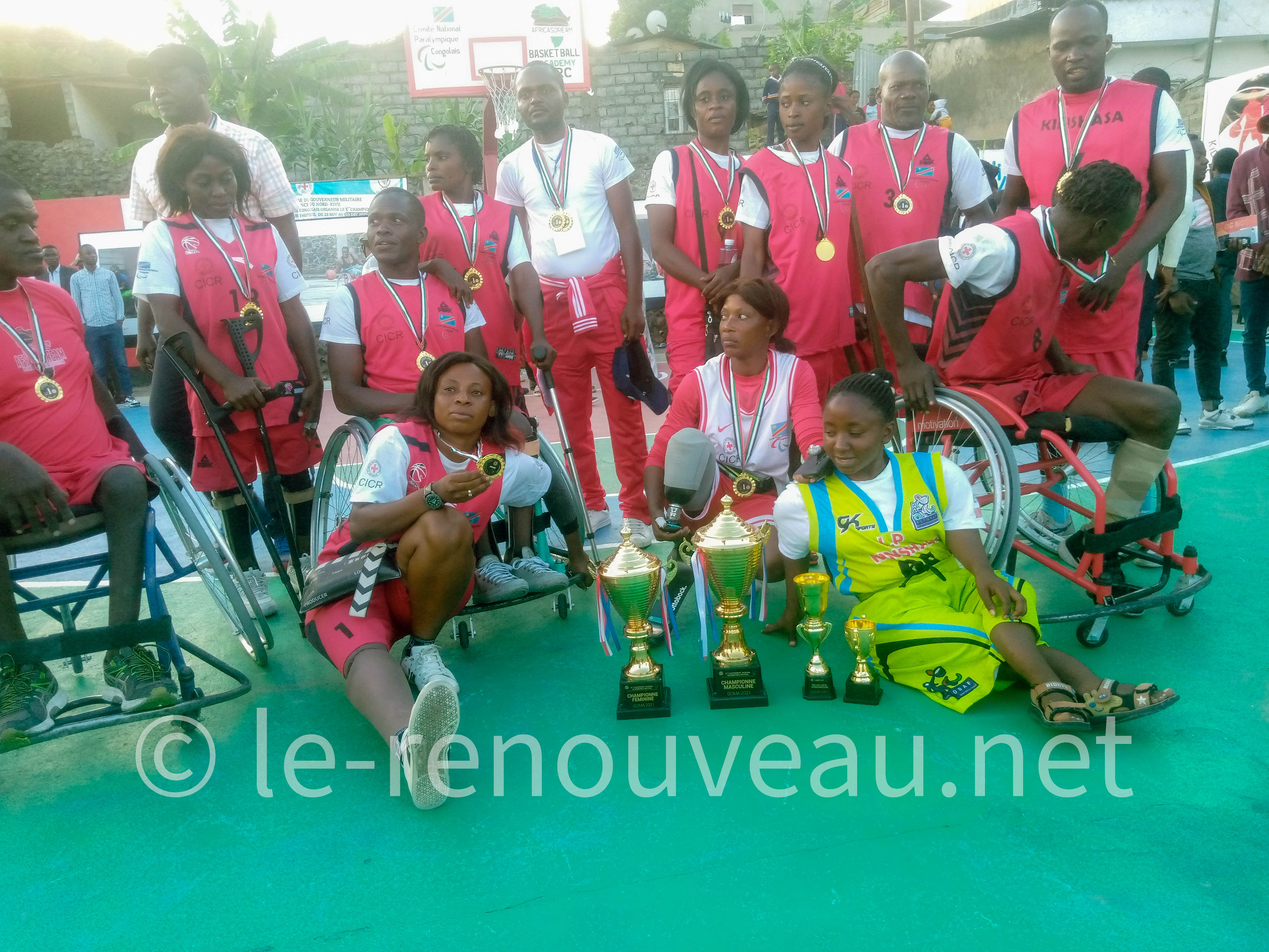 Championnat National de Basketball sur Fauteuil: Kinshasa remporte les précieux trophées, le Nord-Kivu doit encore apprendre