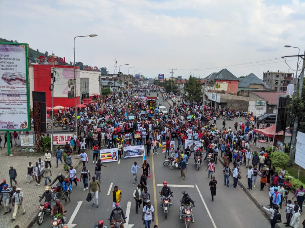 Goma – Marche de soutien aux FARDC : le message est arrivé au Rwanda