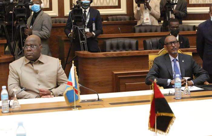 Tension RDC-Rwanda: Félix Tshisekedi et Paul Kagame mettent un peu d’eau auprès de J. Lourenço