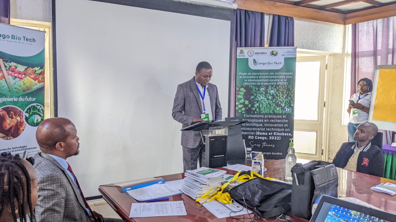 Goma: démarrage des formations pratiques et écologiques en recherche scientifique, innovation, …
