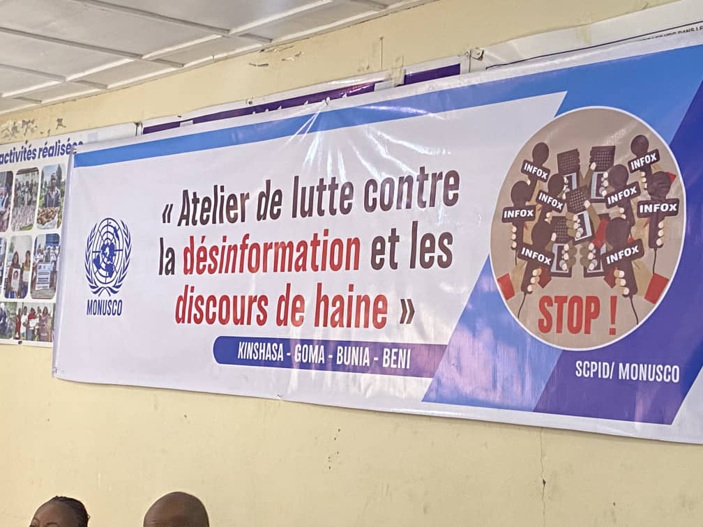 Goma : la MONUSCO sensibilise les femmes leaders à la lutte contre la désinformation et les discours de haine